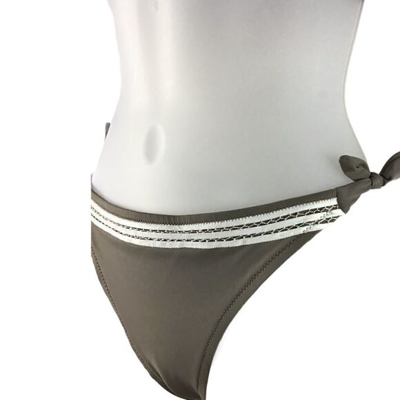 Victoria’s Secret Taupe W/White Lace Bikini Suit - Picture 3 of 10